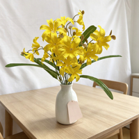 Fleur de jacinthe artificielle en soie pour la décoration intérieure, printemps, Pâques, fête des mères, mariage, fête nuptiale, vase de table, arrangement floral DIY