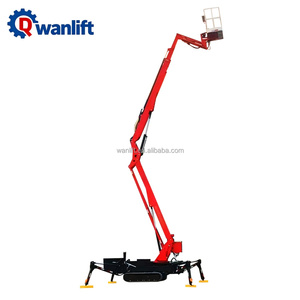 Piattaforma Elevatrice a Ragno Wanlift 8m-24m, Sollevatore Compatto a Braccio Articolato su Cingoli per Lavori Edili e di Cura degli Alberi - Product Image 6
