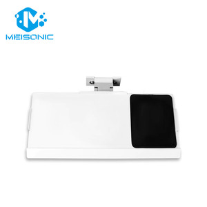 Meisonic thiết bị công nghiệp mới trắng tùy chỉnh chuột bàn phím khay 90 độ gấp Hợp kim nhôm đúc bàn phím máy tính - Product Image 4