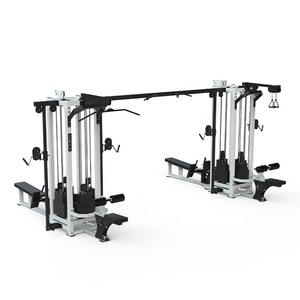 Appareil de musculation commercial 8 stations <span class=keywords><strong>Basic</strong></span> Trainer à deux poignées, modèle 2025, le plus vendu pour l'entraînement de force en salle de sport - Product Image 1