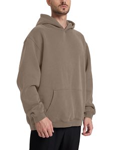 Sudadera con Capucha Extra Grande de Alta Calidad, 500 GSM, Algodón Grueso, Lisa, Unisex, con Logotipo Personalizado, Sudadera de Felpa Francesa para Hombre - Product Image 1