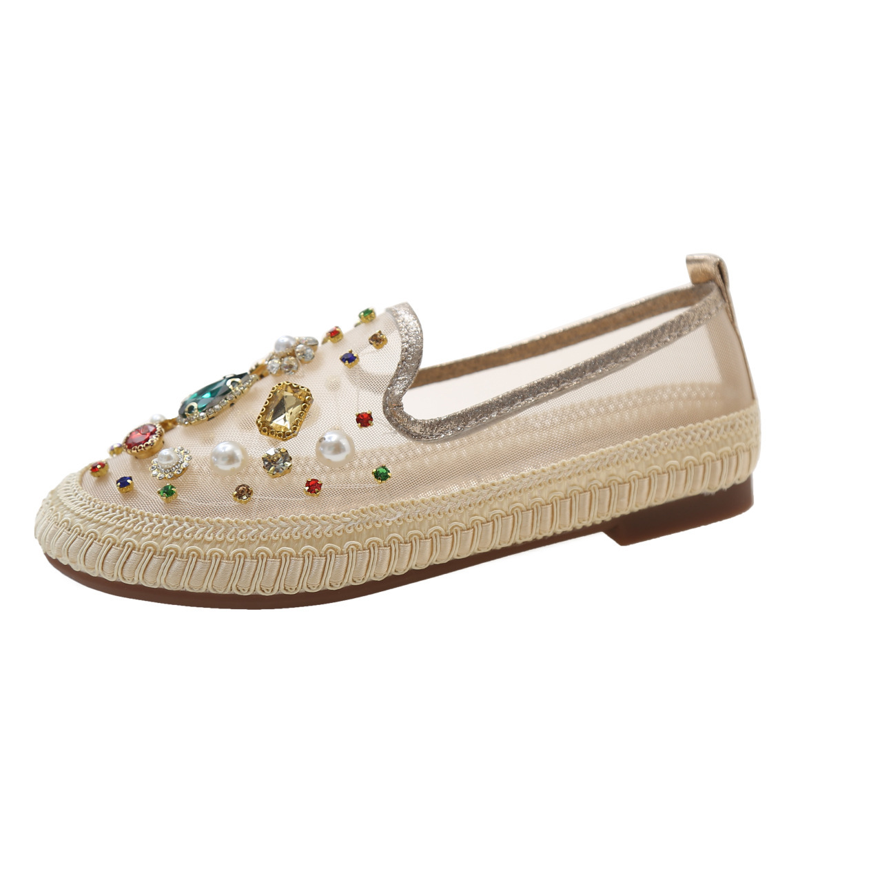 Chaussures simples dorées