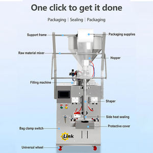 多功能液体糊状包装机二合一灌装机，用于灌装蜂蜜和油牛奶包装机 - Product Image 2