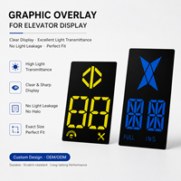 Autocollants graphiques personnalisés haut de gamme en plastique pour panneau frontal, étiquettes autocollantes pour écran d'affichage d'ascenseur, impression sérigraphique
