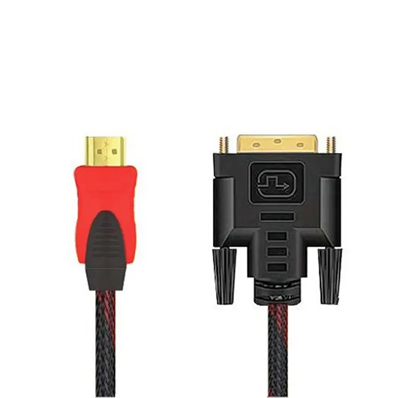 جهاز عرض Hdmi إلى DVI و DVI إلى HDMI يدعم شاشة الكمبيوتر جهاز عرض صوتي عالي الدقة والفيديو وhdtv