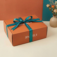Boîte d'expédition en carton ondulé rigide, réutilisable, personnalisée, colorée, de qualité supérieure, recyclable, avec impression de logo