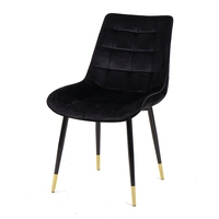 Y1911 LIXIN En Stock Velours Salon Meubles Chaise À Manger Moderne Banquet Restaurant Dinant la Chaise