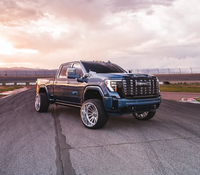 Jantes de camion forgées concaves super simples personnalisées SL 28X16 20X12 22X10 24X12, finition noir mat, avec 8X180 6X139.7 pour GMC Sierra 1500