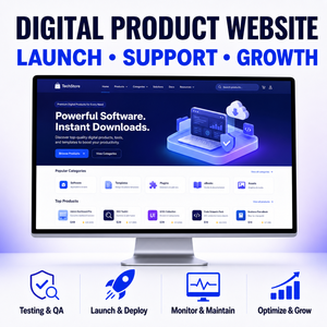 Conception et développement de sites web de produits numériques personnalisés avec système de paiement sécurisé et livraison instantanée de fichiers - Product Image 6