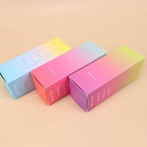 Cajas Personalizadas con Logotipo para Productos Cosméticos, Diseño de Empaque para Lápiz Labial, Impresión de Cajas Pequeñas y Coloridas para Brillo Labial - Product Image 1