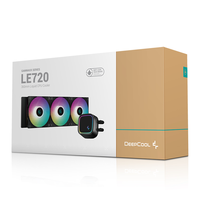Chaud DEEPCOOL GAMMAXX LE720 360mm ARGB CPU Liquide Refroidisseur AIO Refroidisseur D'eau pour LGA1700 1200 1151 1150 1155 & AM5 AM4 Noir, blanc