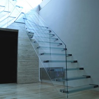 DAIYA — chaise de levage d'escalier avec balustrade en verre trempé