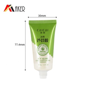 30ml LDPE blanc perle impression offset <span class=keywords><strong>tube</strong></span> cosmétique souple pour gel d'aloe vera avec bouchon à vis - Product Image 2