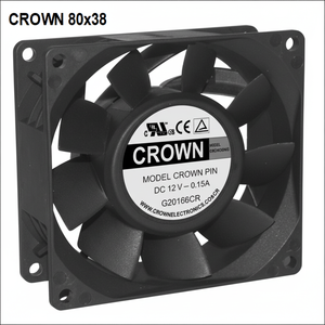 Ventilador Axial DC Crown 8038 SERVERT1 para Moda - Product Image 1
