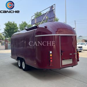 Remorque de restauration rapide multifonctionnelle en acier inoxydable, équipement de cuisine complet, très populaire pour la restauration mobile et les snacks - Product Image 5