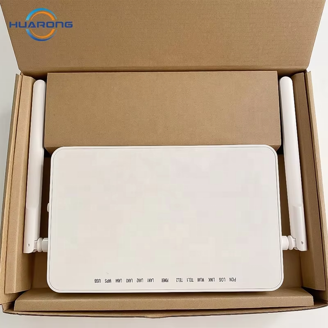 ONT Echolife HG8245C XPON GPON ONU 4FE+2TEL+USB+WIFI Fiber Optic Router 5DBI Modem