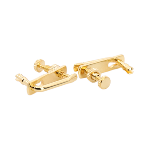 바이올린을 위한 금색 및 실버 후크 유형 미세 튜너, 부드러운 조정, 완전한 모델 - Product Image 4