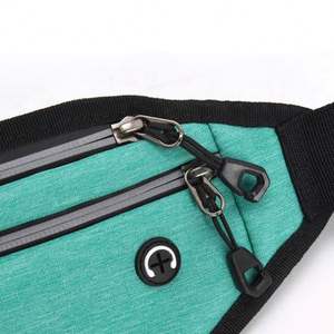 Riñonera Deportiva Impermeable de Oxford para Exteriores con Cierre de Cremallera, Bolsillo Interior y Cinturón Ajustable para Correr, Riñonera para Teléfono Móvil - Product Image 6