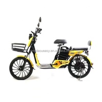 Vélo électrique pour adultes en acier à haute teneur en carbone de 20 pouces, 48V, avec écran LCD intégré, directement de l'usine