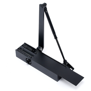 Cửa đóng tự động DORRENHAUS D2024 màu đen, đạt chứng nhận CE/EN1154, kiểu hiện đại, lò xo thủy lực, điều chỉnh được, trọng lượng cửa 25-85kg, dùng cho cửa kim loại/khách sạn - Product Image 2