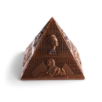 Hochwertiger Ägyptischer Pyramidenförmiger Metall-Aschenbecher Einzigartiger Charme-Stil Aschenbecher