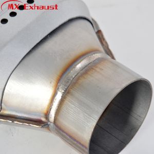 Катализатор из нержавеющей стали, 3-дюймовый, для спортивного автомобиля, каталитический нейтрализатор с высокой 200 ячейкой, 400 ячейка, Евро 4 евро 5 евро 6 - Product Image 2