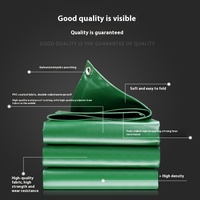 PVC imperméable enduit Textile tissu ferme roulant rideau anti-pluie crème solaire couverture de site toile cirée géomembranes environnementales