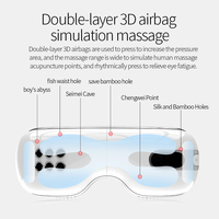 Masque pour les yeux Appareil de soin Rechargeable Relax Vibration Smart Hot Cold Eye Massager pour les yeux secs Cernes Migraine