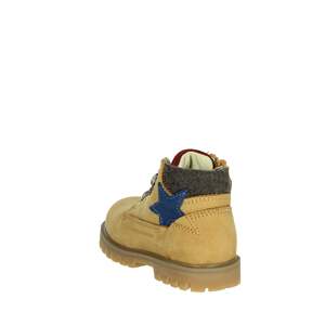 Botas de combate para niños Balducci, color mostaza, diseño con parche de estrella, para niños - Product Image 2