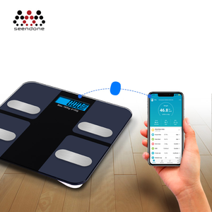 전자 싼 욕실 무선 180 키로그램 396Lb Lcd 디스플레이 무게 체지방 규모 배터리 - Product Image 3