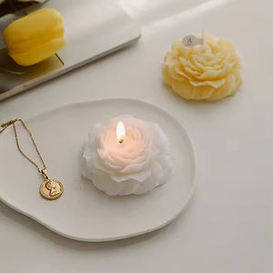 Velas Aromáticas Personalizadas para Decoración del Hogar, Velas de Lujo con Forma de Flor de Peonía, Velas Aromáticas al por Mayor - Product Image 4