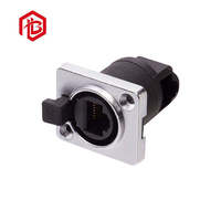 Connecteur Ethercon 3 broches RJ45 étanche de qualité aéronautique IP67/IP68 pour applications automobiles et aéronautiques