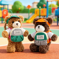 Ours en peluche personnalisé pour étudiants, cadeau promotionnel, fabrication directe, porte-clés sur mesure, développement de projets, commande en gros