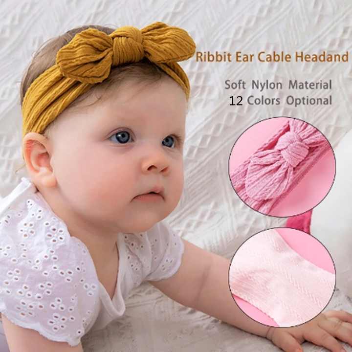 Wholesale Baby Headband Kids Twisted Knot Headwear