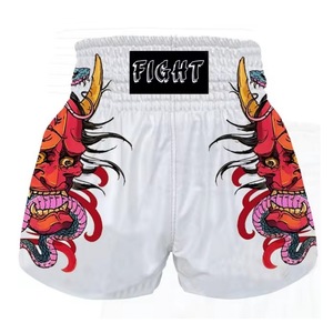 Giữa Chiến Đấu Cao Riêng Mặc Tổng Công Ty Muay Thái MMA Quần Short Kickboxing Đấm Bốc Chiến Đấu Quần Short Cho Nam Giới Tùy Chỉnh Thiết Kế Trong Giá Thấp - Product Image 3