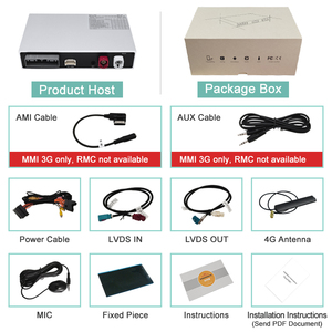 โมดูล HFmidia Wireless CarPlay Android Auto สำหรับ Audi Q3 ปี 2013-2018 ระบบ RMC MMI 3G HN+R อัพเกรดหน้าจอ OEM กล่องเชื่อมต่อ Retrofit Interface - Product Image 2