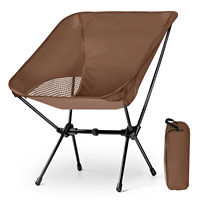 Chaise de camping légère et portable, pliable, pour la randonnée, avec sac de transport pour les voyages en plein air
