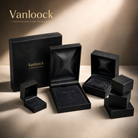 Coffret de luxe noir pour bijoux – Boîte à bagues, boîte à colliers, boîte à bracelets personnalisées – Coffret cadeau haut de gamme – Vente en gros OEM ODM