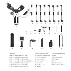 Mới nhất Feiyu công nghệ scorp Mini 2 tất cả-trong-một <span class=keywords><strong>3</strong></span>-trục cầm tay <span class=keywords><strong>Gimbal</strong></span> ổn định cho Mirrorless & DSLR máy ảnh <span class=keywords><strong>GoPro</strong></span> & điện thoại thông minh - Product Image 6