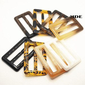 Boucle <span class=keywords><strong>de</strong></span> ceinture en résine dégradée <span class=keywords><strong>pour</strong></span> café, vente en gros, 3 vitesses, <span class=keywords><strong>bouton</strong></span> à clip haut <span class=keywords><strong>de</strong></span> gamme enduit, réglable 30 mm <span class=keywords><strong>pour</strong></span> chapeaux, sacs, vêtements - Product Image 2