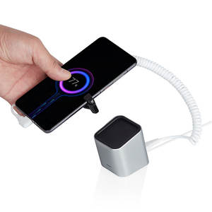 Système d'alarme pour téléphone portable Présentoir de sécurité pour téléphone portable avec pince Support antivol pour Smartphone avec <span class=keywords><strong>c</strong></span>âble de charge - Product Image 4