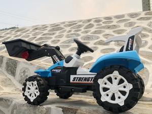 Escavatore a pedali per bambini giro del trattore su macchinina con benna scavatrice rimovibile per bambini ragazzi - Product Image 2