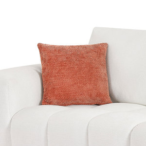 Canapé d'angle moderne en tissu crème pour salon, bureau, villa, parc - Canapé d'angle trois places - Product Image 4