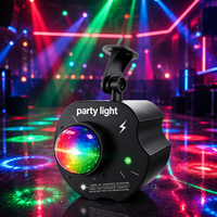 Nouveauté 2026 : Projecteur de faisceau LED et laser à contrôle sonore, lumières de disco DJ, intensité réglable, pour fêtes d'Halloween et mariages