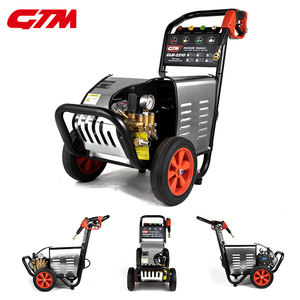 غسالة ضغط عالي محمولة كهربائية من جي تي إم بقوة 3 كيلوواط وضغط 110 بار، آلة غسيل سيارات قوية، منظف ضغط عالي بلاستيكي - Product Image 2