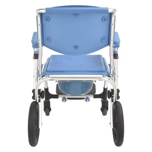 Sedia Comoda <span class=keywords><strong>con</strong></span> Ruote per Ospedale e Assistenza Domiciliare, Design Leggero e Pieghevole, KDB Health KDB-699B, Capacità 125KG, OEM ODM - Product Image 4