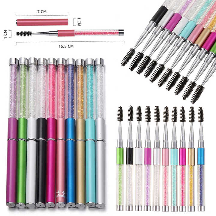 Mascara Wand Eyelash Brush Colorful Lash Brushes Mascara Spoolie