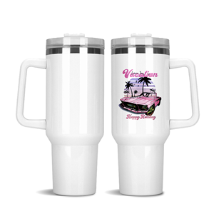 Vaso Térmico de 40oz en Acero Inoxidable H1.0 para Sublimación, con Asa, para Coche, <span class=keywords><strong>Taza</strong></span> de Viaje para Logotipo Personalizado DIY, en Stock en Almacén de EE. UU. - Product Image 2