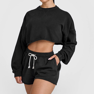 เสื้อสเวตเตอร์ลำลองทรงหลวม แขนยาว คอกลม ระบายอากาศได้ดี เหมาะสำหรับฤดูร้อน ผู้หญิง - Product Image 3