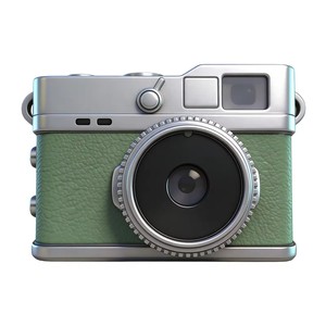 <b>Mini</b> Retro <b>Camera</b> 1080P Video Recorder Compact Keychain Style with Leather Finish and Chain Strap - Product Image 4